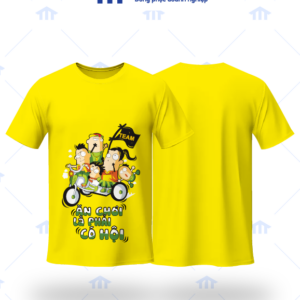 Đồng Phục Áo Cổ Tròn Màu Vàng - Cotton 100%